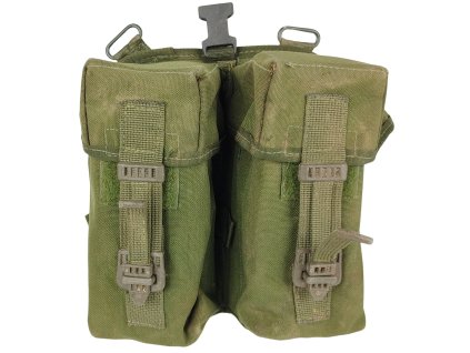 Sumka dvojitá na zásobníky pravá zelená Pouch Ammo Right IRR PLCE OD/OG Velká Británie originál použitá