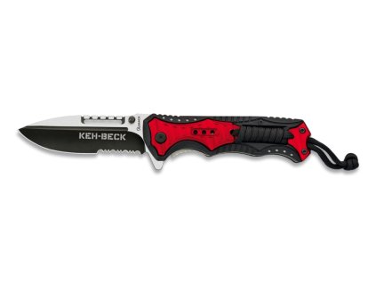 Nůž zavírací KEH-BECK černo-červený Albainox® 18338
