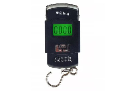 Digitální cestovní váha s háčkem na zavazadla 50kg