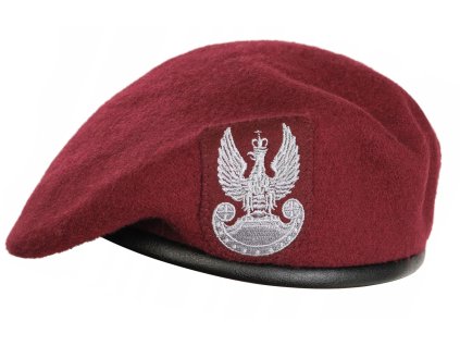 Baret specialních jednotek bordo WP Polsko originál