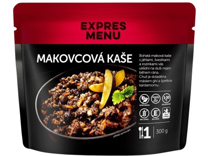 Makovcová kaše 1 porce