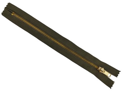 Zip mosazný 21,5 cm do kalhot M65/BDU US