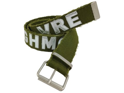 Opasek kalhotový zelený Military