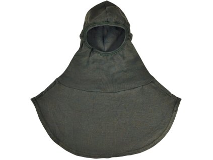 Kukla nehořlavá kapuce zelená PBI Hood US