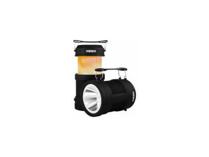 Svítilna NEBO Big Poppy campingová lucerna s power bankou™ IPX7 Black