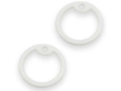 Tlumítka silikonová US Dog Tags bílé