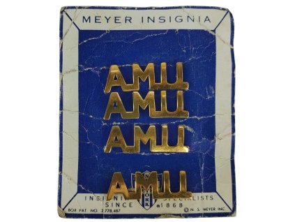 Odznak A.M.U. (American Military University) US