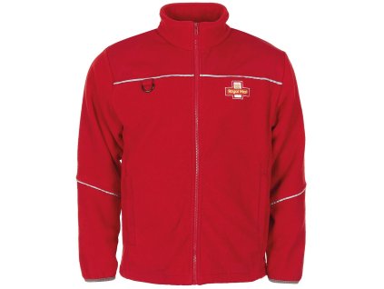 Mikina britská fleece bunda Royal Mail červená