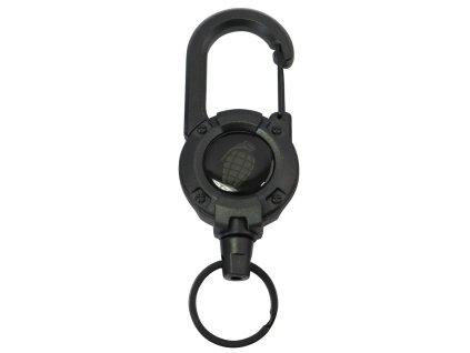 Karabina s vysouvacím lankem Kombat® černá
