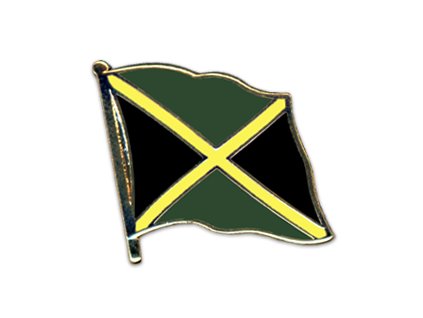Odznak (pins)  20mm praporek Jamajka