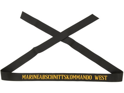 Čepicová stuha Marineabschnittskommando West na brigadýrku německého námořnictva