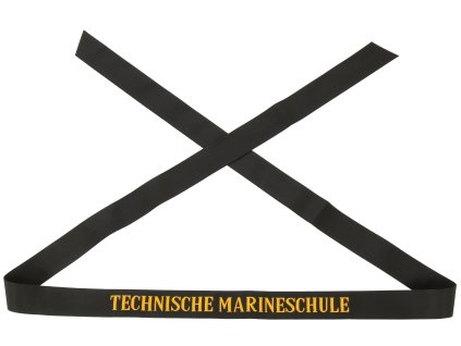Čepicová stuha Technische Marineschule na brigadýrku německého námořnictva
