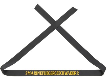 Čepicová stuha Marinefliegergeschwader 2 na brigadýrku německého námořnictva