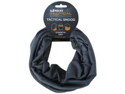 Nákrčník multifunkční šátek šedý Gunmetal Grey Kombat®