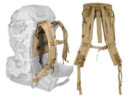 Ramenní treky k batohu Molle II Desert DCU US