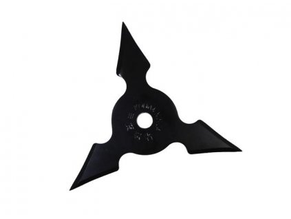 Vrhací (házecí) hvězdice ninja shuriken černá 3 hroty