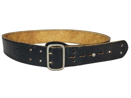Opasek kožený černý Holandsko použitý