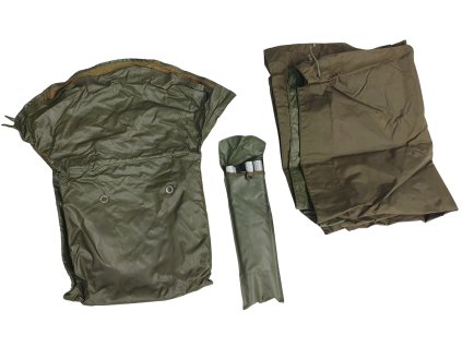 Stanová celta s kapucí a příslušenstvím nylon zelená Belgie