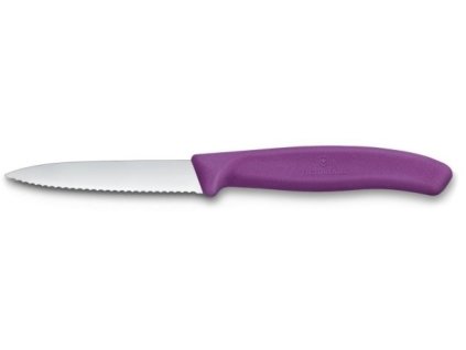 Victorinox nůž s vlnkovaným ostřím 8 cm fialový 6.7635.C1