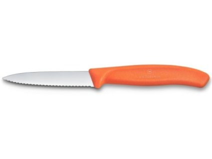 Victorinox nůž s vlnkovaným ostřím 8 cm oranžový 6.7639.C1