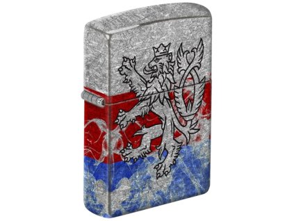Zippo® benzínový zapalovač Czech Lion 25653