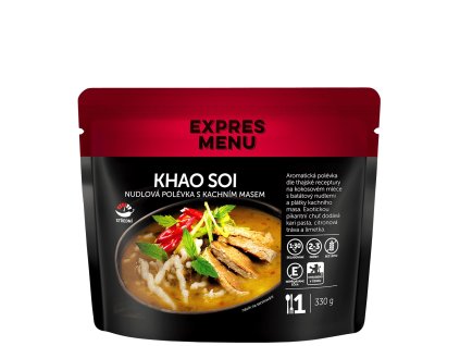 Khao Soi - nudlová polévka s kachním masem (1 porce ) EXPRES MENU