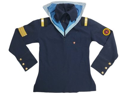 Košile s pruhovaným límcem sovětské námořnictvo VMF Rusko