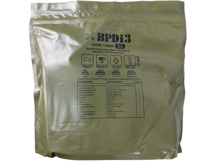 BPDi3 D3 večeře balíček potravy AČR
