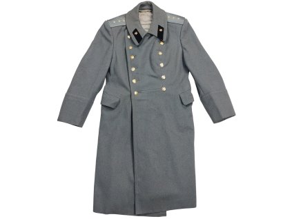 Kabát dvouřadý šedý sovětského důstojníka Železniční vojska SSSR