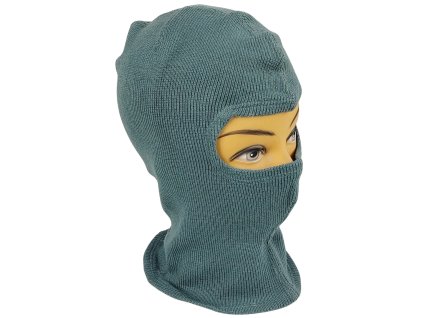 Kukla vlněná jednootvorová zimní šedá Švýcarsko