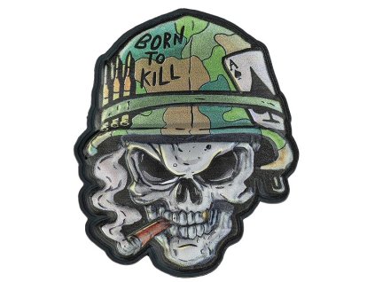 Nášivka lebka 3D Skull Vietnam Ace 101. INC