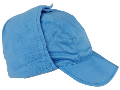 Čepice zimní ušanka světle modrá OSN Belgie