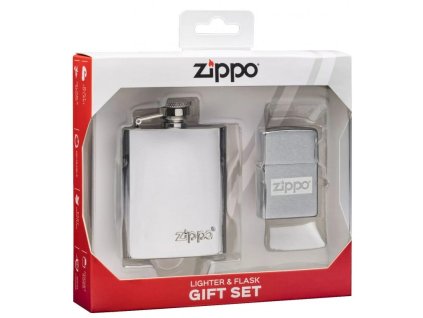 Zippo® sada zapalovač a likérka placatka