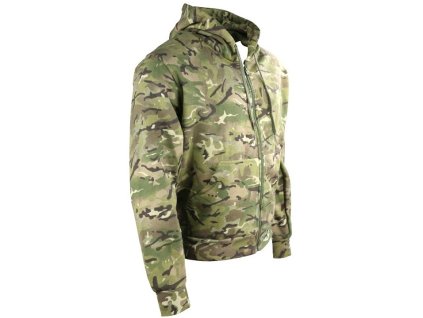 Mikina s kapucí na zip BTP MultiCam Kombat®