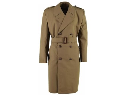 Kabát do deště dvouřadý hnědý Holandsko