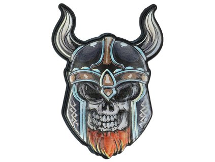Nášivka lebka Viking 3D Skull 101. INC