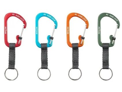 Klíčenka Nite Ize® SlideLock Key Ring Aluminum