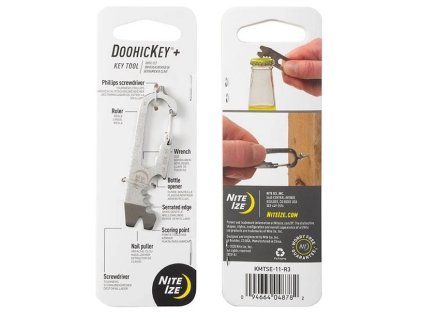 Multifunkční karabinka Nite Ize® DoohicKey®+Tool