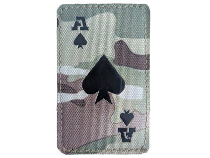 Nášivka Eso Laser Cut Patch ACE Velcro BTP