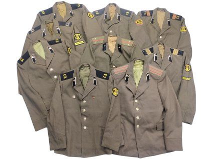 Blůza M-69 khaki sovětské technické jednotky SSSR
