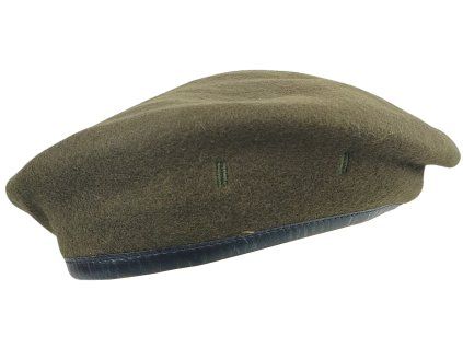 Baret vlněný starozelený Holandsko originál
