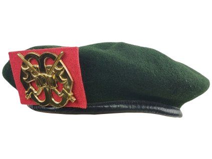 Baret vlněný zelený Rifle Green Holandsko