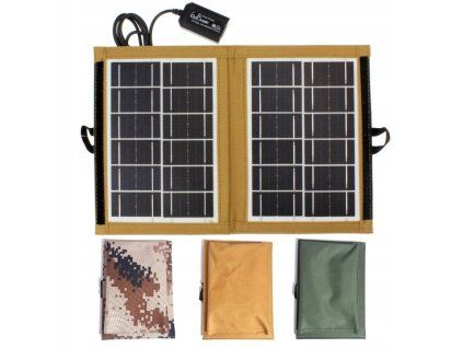 Solární nabíjecí panel CL-670 USB výkon 7W