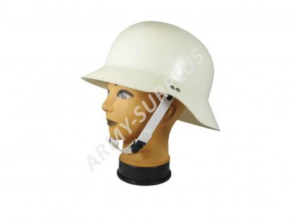 Helma Luftschutzhelm bílá (přilba) Německo gladiátor ABS rarita Medik
