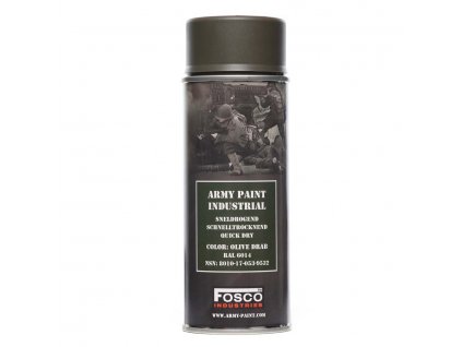 Barva ve spreji ARMY olive drab 400ml RAL 6014