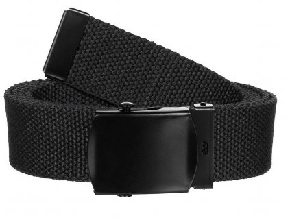 Opasek kalhotový bavlna černý/černá spona