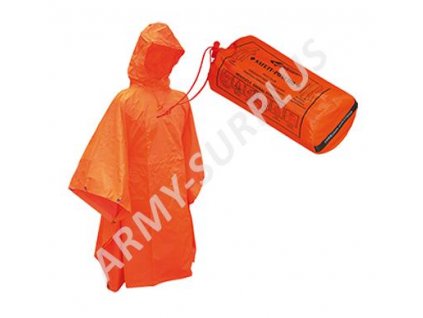 Pončo (poncho) záchranářské reflexní Safety Commando oranžové