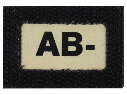 AB- Glind tape - označení krevní skupiny  ALP FENIX AC-139 velcro suchý zip
