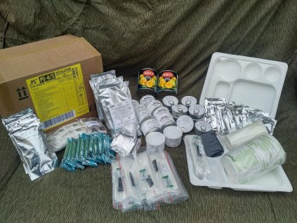 Bojová dávka potravy PS-4/S skupinová (MRE,BDP,ARPOL) Polsko Breakfast kit PS-4/S snídaně pro 10 osob originál