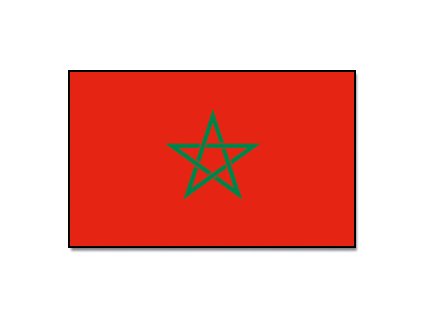 Vlajka 90x150cm Maroko č.221